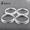 Aluminum Alloy 4PCS Wheel Hub Center Ring Car Wheel Bore 67.1-54.1,67.1-56.1,67.1-57.1,67.1-60.1,67.1-65.1,67.1-66.6