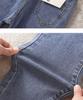 2025 Spring/Autumn Women's High-Waisted Skinny Jeans - Korean Style, Plus Size, Long Pants for Students