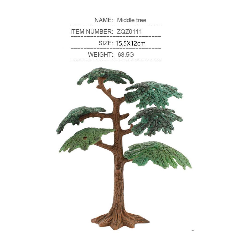 Plant Model Simulation Tree Artificial Farm Beautiful DIY Decor Decoration Farm Accessory Figures For Children High Quality