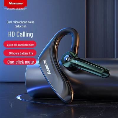 Newman ENC Wireless Bluetooth Single Ear Headset with Charging Case