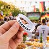 Non-slip Sports Band Soccer Silicone Bracelet, National Flags Adjustable Wristbands with Wristband Snap Buckle for Events, Party Supplies