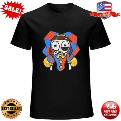 The Amazing Digital Circus T-Shirt Printed Graphic Unisex Black T-Shirt S-5XL