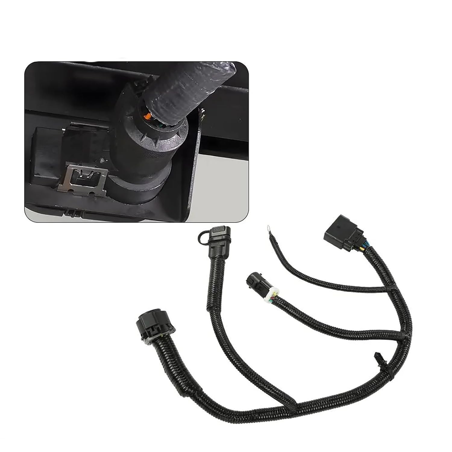 OE 5L3Z-13A576-BA Towing Wiring Harness 7 Pin Plug for Ford F-150 2005-2008