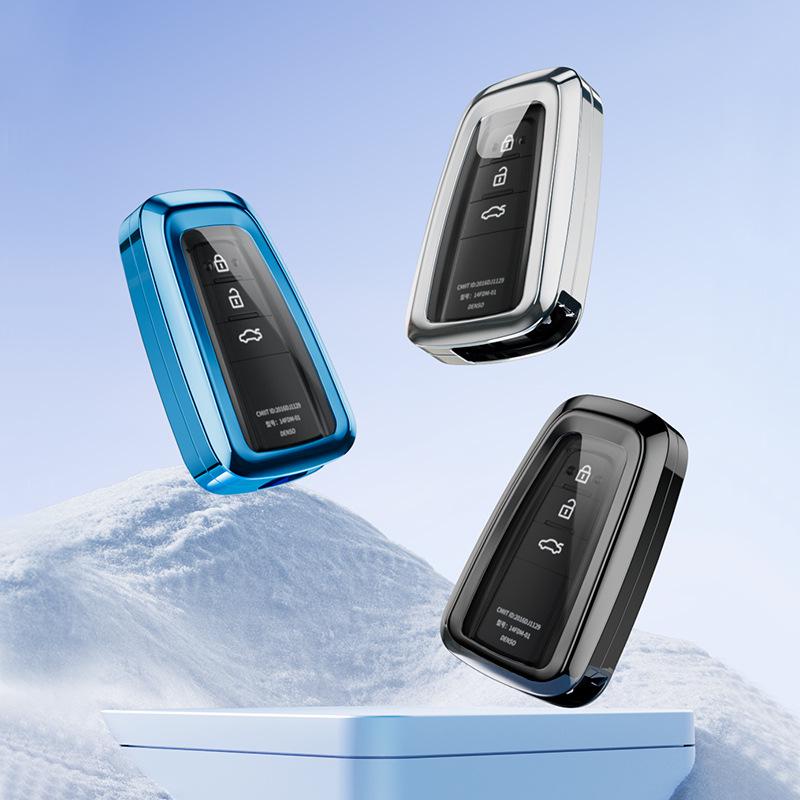 Toyota Key Cover for Camry, Prado, Crown, Levin, Avalon, Highlander, RAV4 - Full Coverage Case