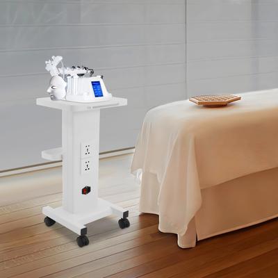 BYMAOCAR 110V Premium Wózek Kosmetologiczny z Gniazdkiem i Kółkami, Przenośny, Pojemność 50 kg - Idealny do Spa i Salonu Urody