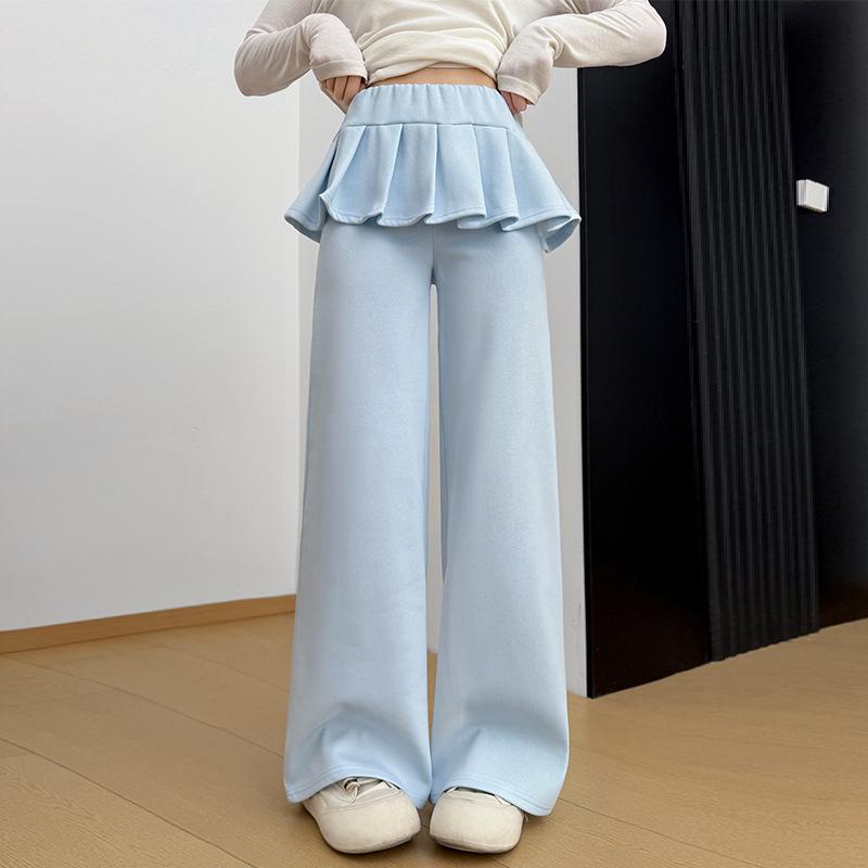 

Women s High Waist Pleated Skirt Harem Pants - Slimming, Wide Leg, Casual Spring/Autumn Wear Large