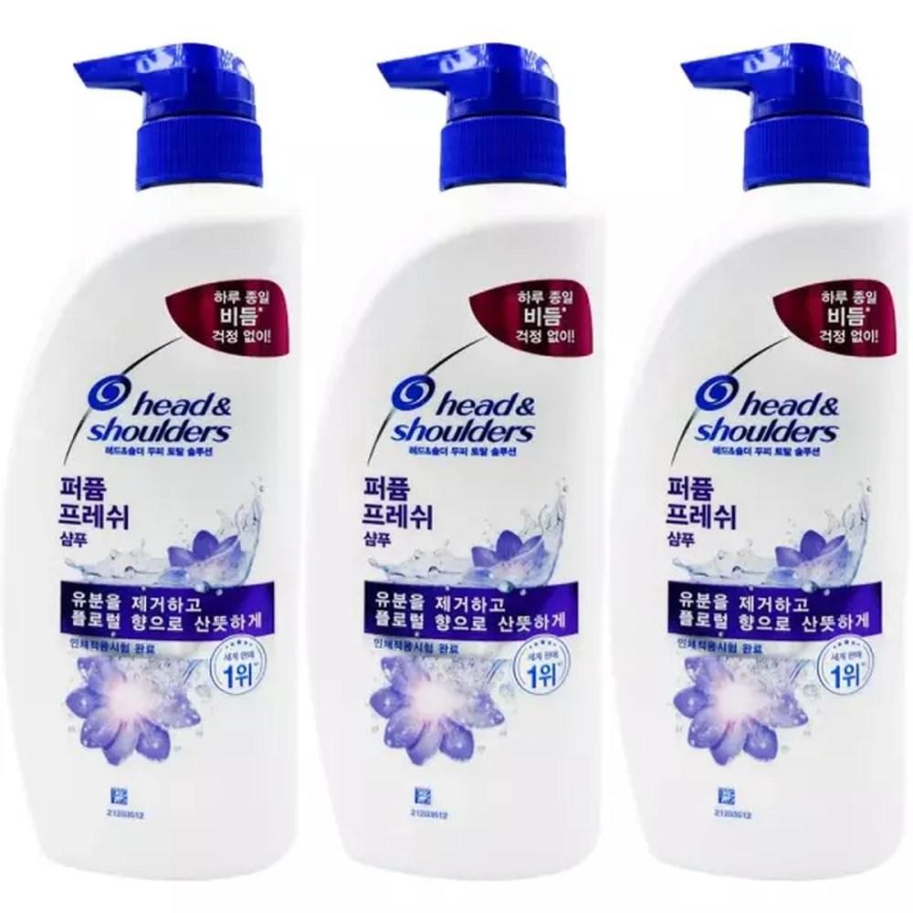 Head & Shoulders Perfume Fresh Scalp Total Solution Shampoo 520ml x3 pcs 520ml 3 pcs