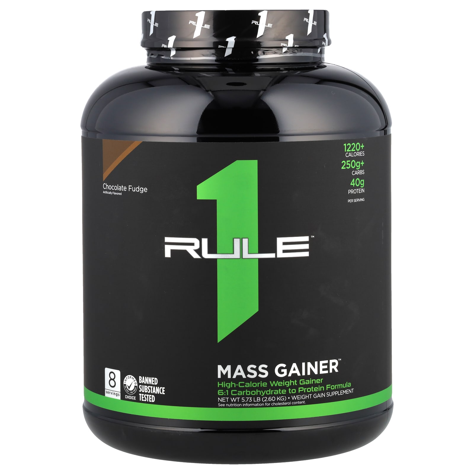 

Rule One Proteins, Mass Gainer, Chocolate Fudge, 5.73 lbs (2.60 kg)