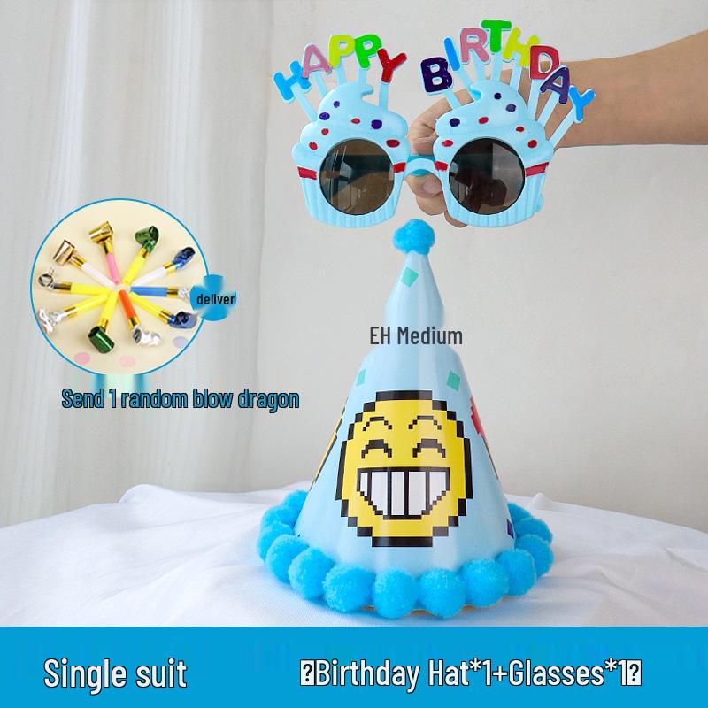 2025 Birthday Hat for Kids & Adults - First Birthday Party, Photo Props, Cake Hat
