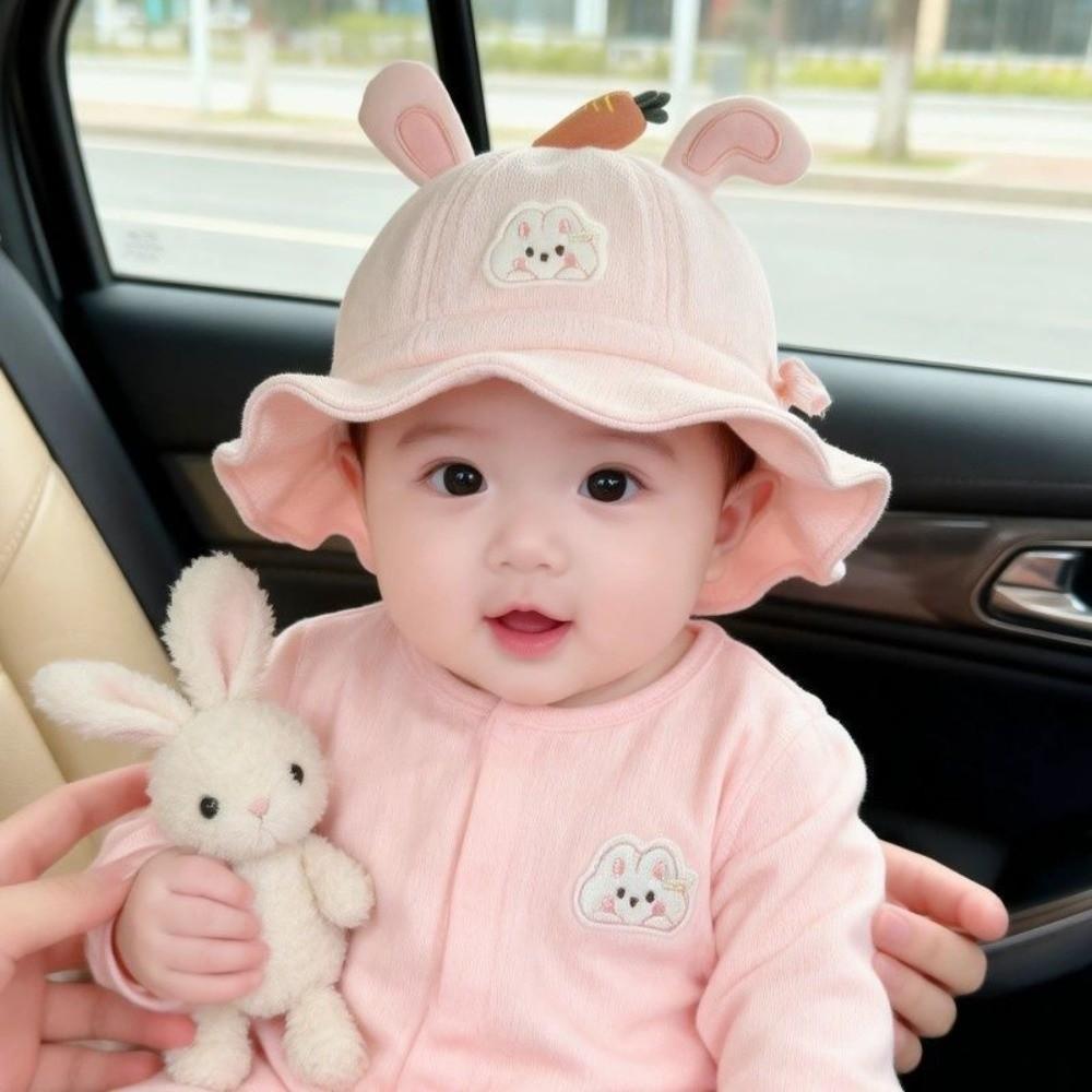 

Lightweight Kids Fisherman Hat Cartoon Sun Hat New Baby Hat for Infants 3-12 Months