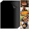4Pcs Oven Liners Grill Mat 60x40cm Non Stick BBQ Grill Liners Reusable Barbecue Baking Liners Cook Pad Microwave Oven Tool