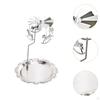 Rotating Candle Holder Candelabra Elegant Decorative Stand Tealight for Lover