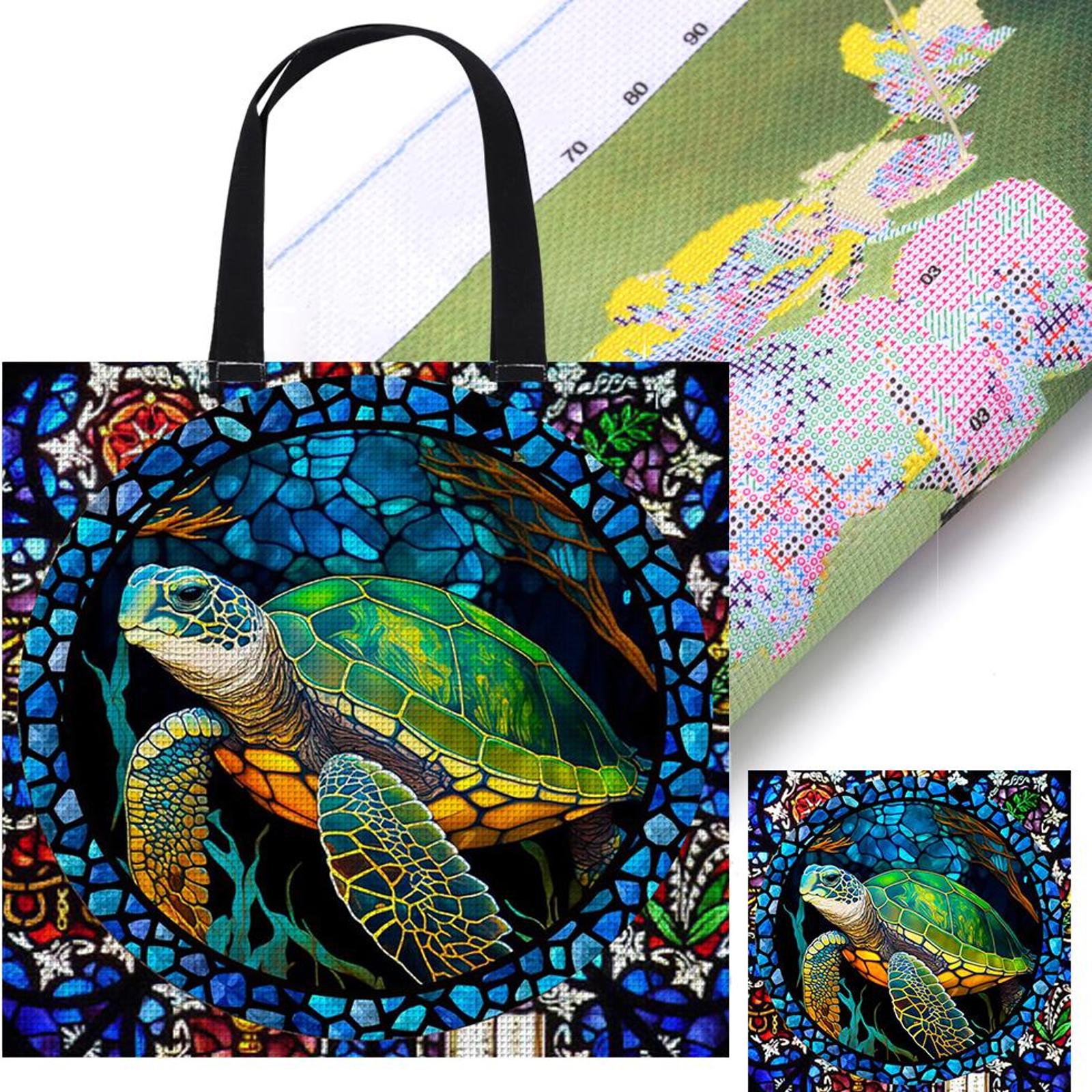

Embroidery Handbag Embroidery Hoops Hand-Embroidered Material Bag Animals Pattern Crafts Needle Thread Kits for Beginners