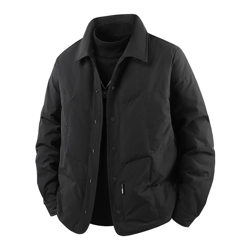 

High-Quality Warm 90% Down Collar Short Jacket L зелений