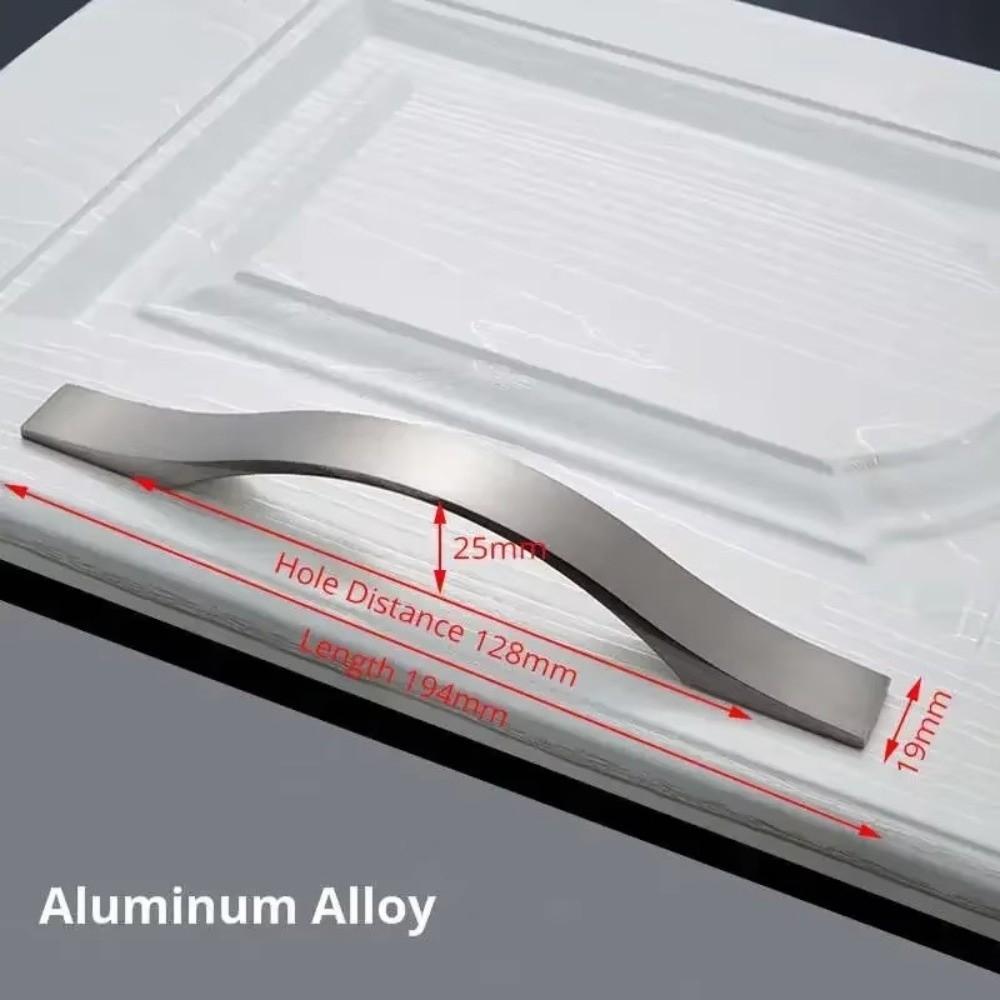 Aluminum Alloy Drawer Pull Handle European Style Wardrobe Door Handle  Wardrobe Door Hardware