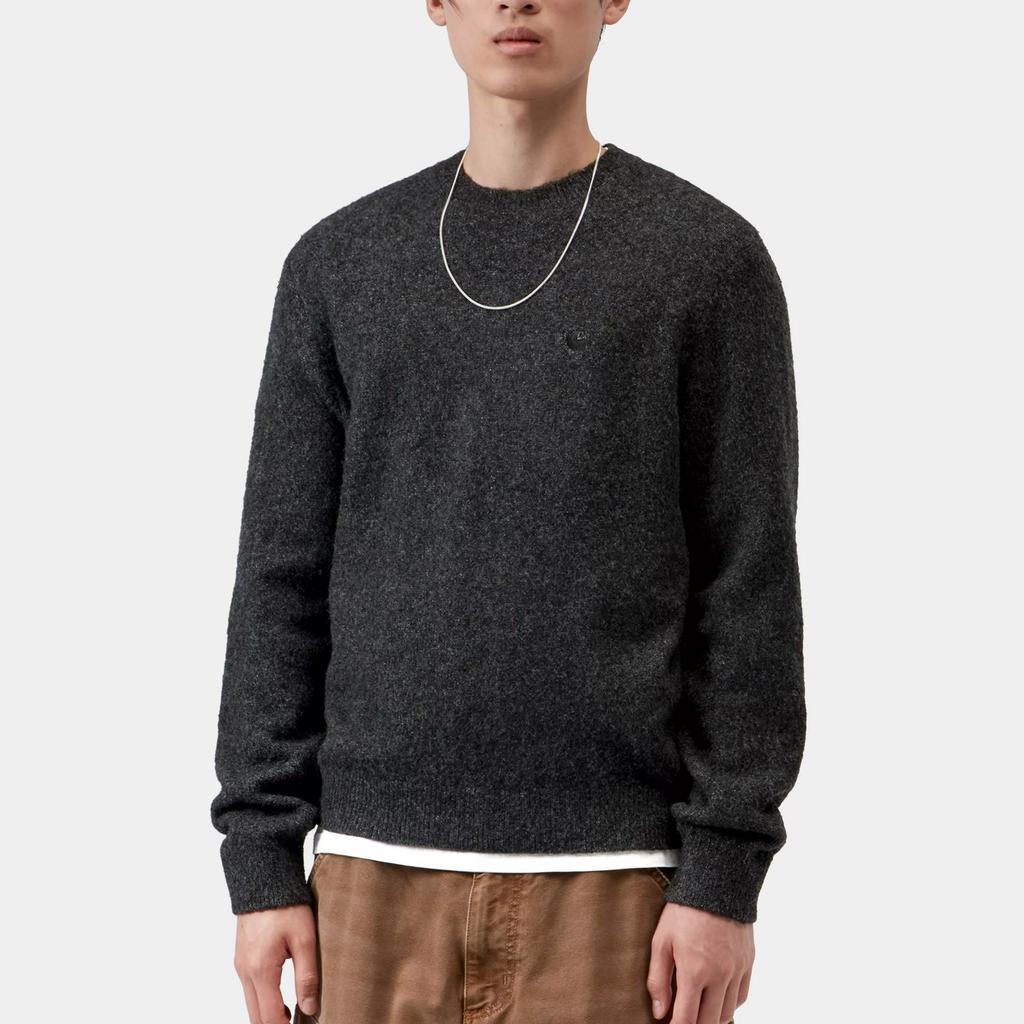 Carhartt WIP FW26 Curtis Sweater Solid Color Comfortable Minimalist Crew Neck Pullover Long Sleeve Casual Sweater Unisex sweater I035394-3Z8-XX