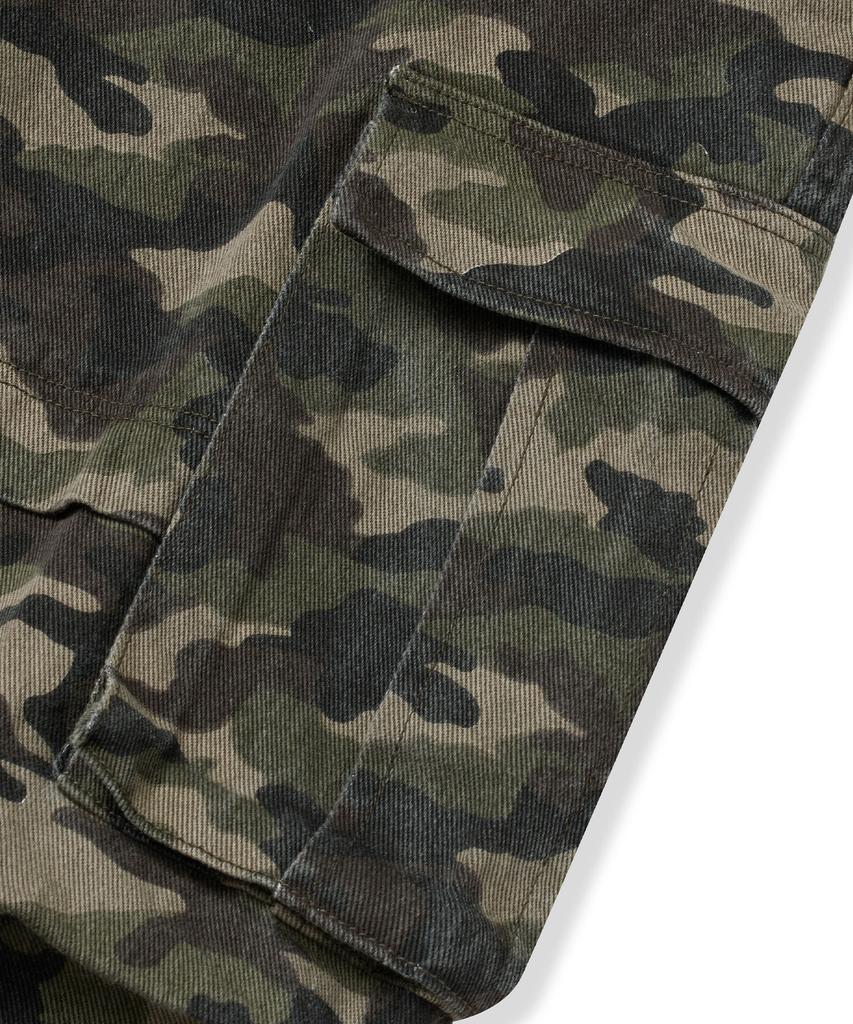 BROWNBREATH Camo Tag Cargo Pants - Green
