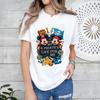 2025 Sommer Ein Piratenleben für mich Disney Abenteuer Bedrucktes Damen-T-Shirt Reine Freizeit Lässig 100% Reine Baumwolle Bedrucktes T-Shirt