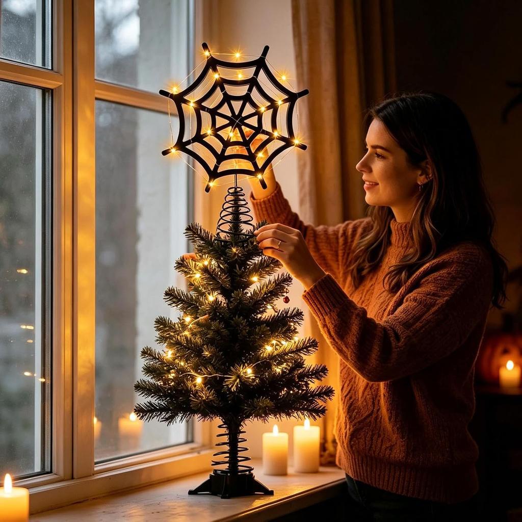 Halloween Tree Topper Ornament for Festive Party Home Decoration