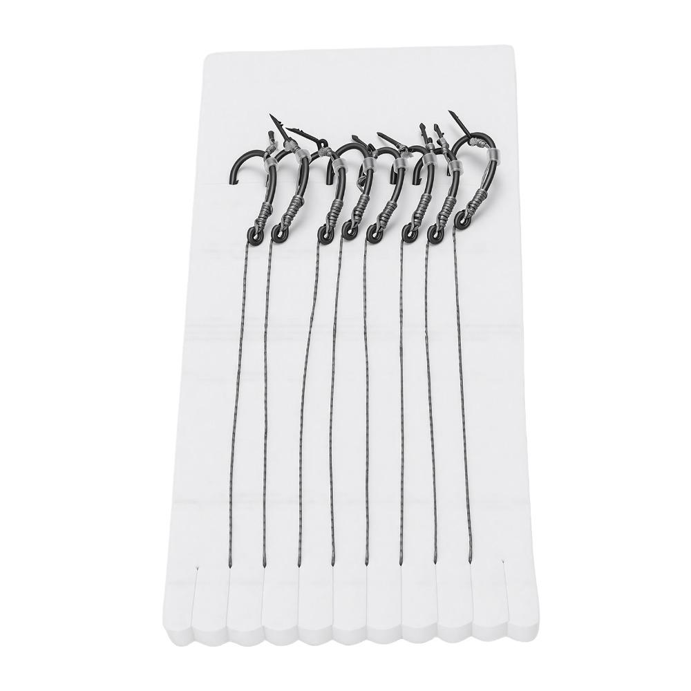 Barbed European Lure Feeder Rig Nylon Carp Fishing Hooks  Freshwater Fishing