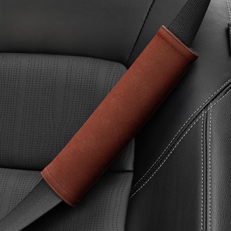 Car seat belt cover shoulder protector suede for M Performance E46 E90 E60 F10 F20 F30 E36 M1 M2 M3 M5 X1 X3 X4 X5 G01 G02