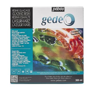Cold Resin Kit - PEBEO - 300 Ml - Included : Gloves and Mixers - Enamel Effect - Easy To Use