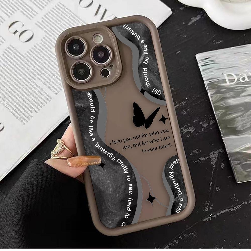 Luxury Butterfly Roses Phone Case For Xiaomi 15 15T 17 14 14T 8 11 12 12T 13 PRO MAX LITE 5GNE TPU Case DIY Shell Cover Funda