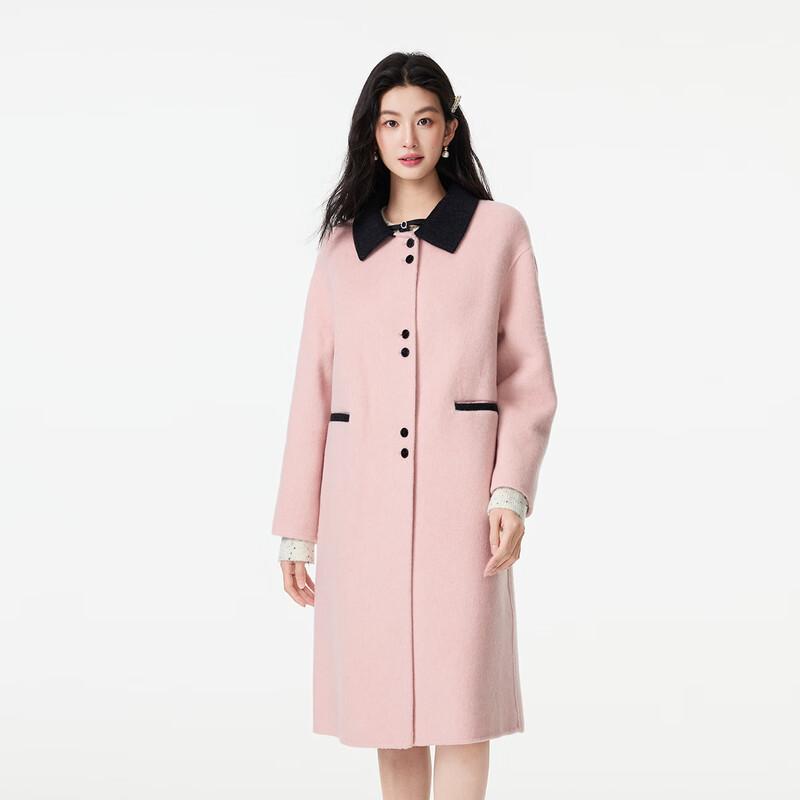 FivePlus Women's Wool Blend Lapel Coat
