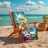 1pc DogMan2 Beach Towel, Comfortable and Thick, and Swimming/Bath/Picnic/Camping Towel, Suitable for Seaside Beaches