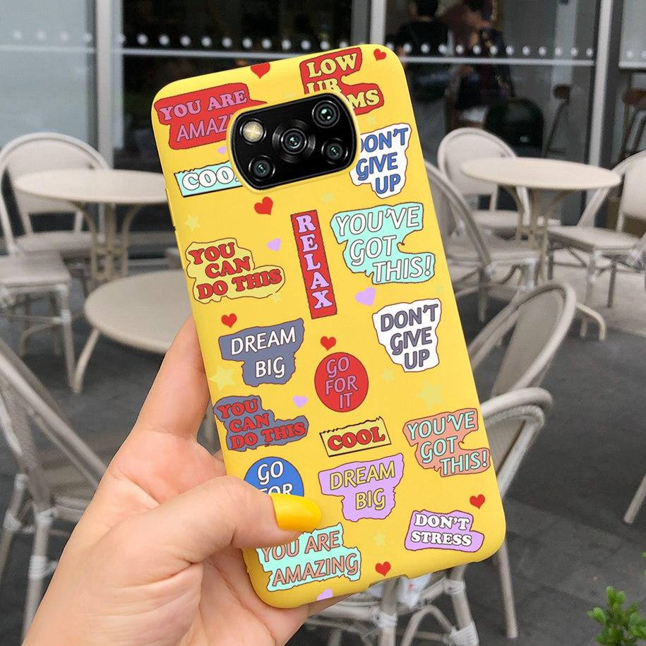 Poco X3 Pro Case Silicone Soft Phone Back Cover For Xiaomi Poco X3 NFC Popular Fundas For Xiomi Mi Poco X3 X 3 X3NFC X3Pro Coque