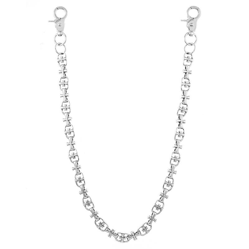 

Готическая панк-скелетная поясная цепь для женщин и мужчин, хип-хоп, рок, металлическая цепь для брюк, цепь для украшения джинсов, подарки