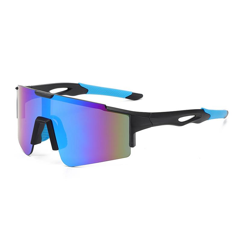 Outdoor sports cycling glasses, silicone nose pads, sunshade, eye protection, windproof sunglasses, the same style for men and women