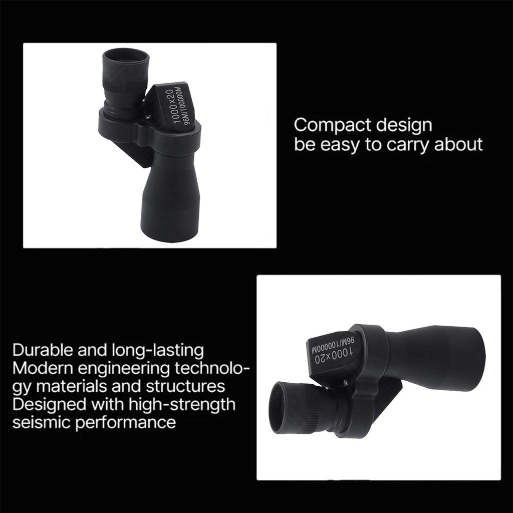 8X20 Magnification Monocular Telescope Equipped with Anti-Glare and Highly Reflective Lenses Suitable for Bird Watching Concert