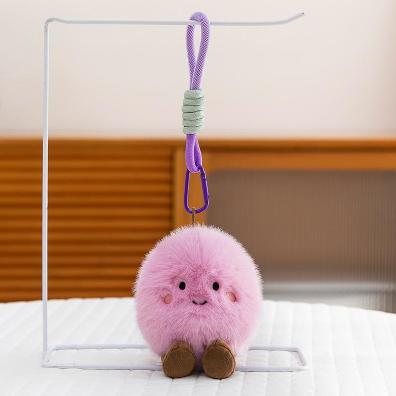 Cute Zongzi Dumplings Rice Dumpling Steamed Rolls Pastry Plush Toy Pendant For Girls And Collectors