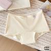 Ladies Summer Sweet Bow Cotton 10A Antibacterial Extended Mid Waist Flat Angle Briefs