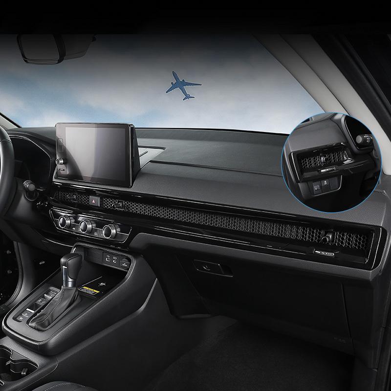 For Honda CR-V CRV 6th Gen 2023 2024 2025 ABS Car Dashboard Conditioning Air Vent Outlet Trim Cover Interior Accessories