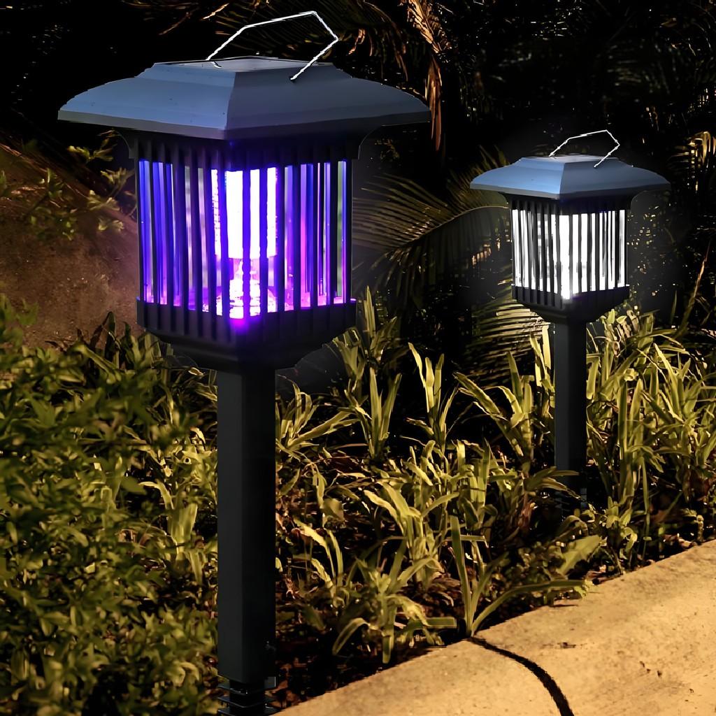 Handheld Solar Mosquito Killing Lamp Outdoor Wall Mounted Floor Light Standing