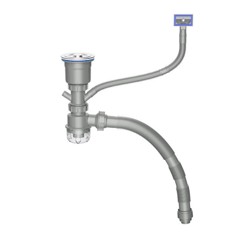 304 Stainless Steel Anti-Odor Kitchen Sink Drain Pipe Kit