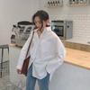 2026 Frühling Herbst Damen Hemden Weiß Einfach Locker Übergröße Blusen Damen Oberteile Locker BF Koreanischer Stil Blusen
