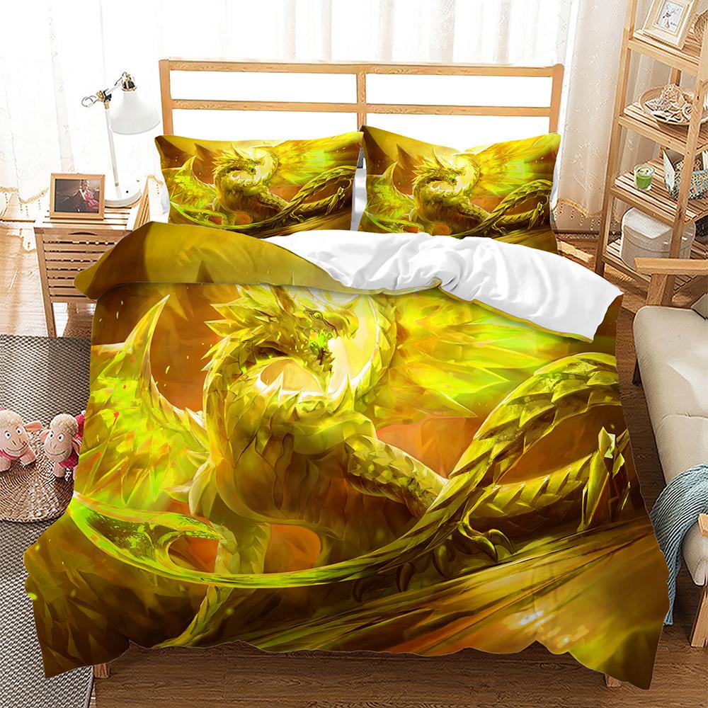 Animal Flying Bird Butterfly Dragon Quilt Set Three-Piece Digital Kit Four-Piece Set