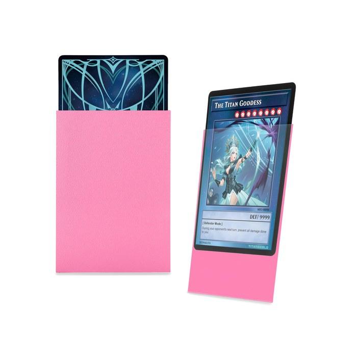 TitanShield Card Sleeves (150 sleeves/black) Trading Card Protector Compatible with Yu-Gi-Oh!, Cardfight!! Vanguard & Photo Cards (1,