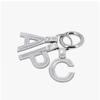 A.p.c Logo Letter Keyring F63656 Rab Argent