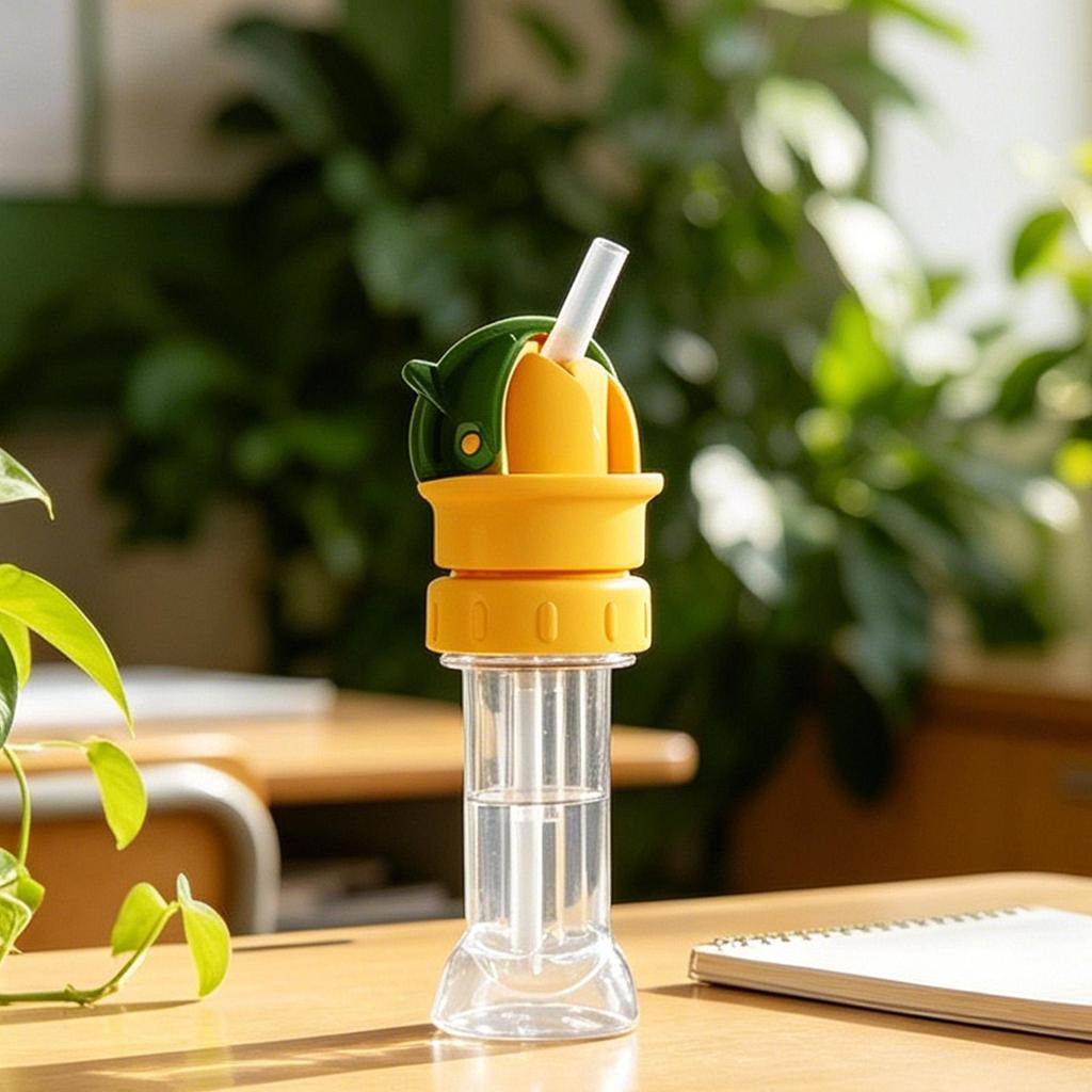 Kids Water Bottle Straw Topper Leakproof Universal Silicone Spouts Kids Water Bottle Spout Conversion Cap with Straw for Home