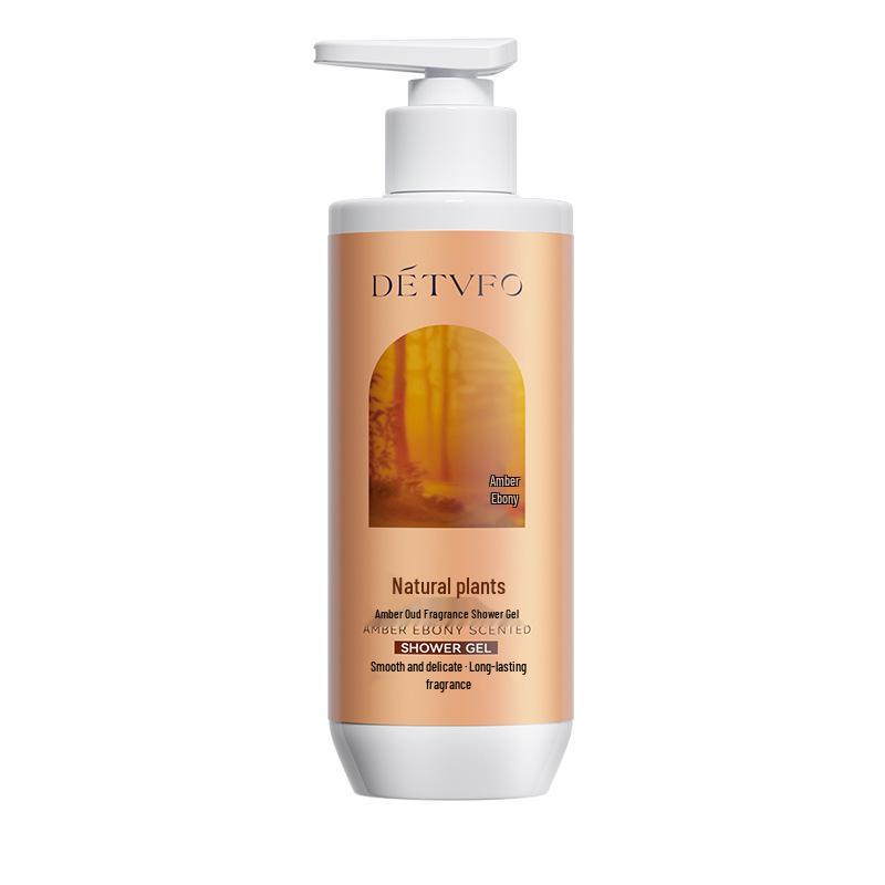 Dede Wifu Amber Ebony Scented Moisturizing Shower Gel for Soothing Dryness with Long-Lasting Fragrance