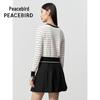 PEACEBIRD Women's Round Neck Knit Sweater