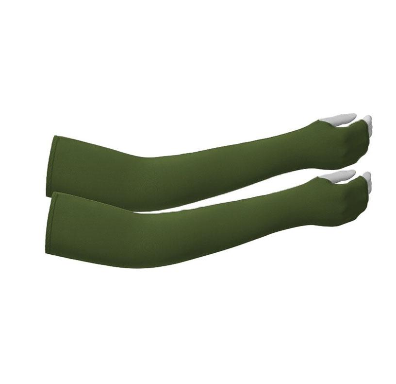Wholesale Adult's Cooling Arm Sleeves Long Fingerless Gloves Anti-Slip Sun Protection Arm Sleeves