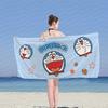 Funny Cartoon Doraemon Movie Ultra-Fine Fiber Printed Beach Towel For Hiking Yoga Beach Swimming Running Absorbent Towel