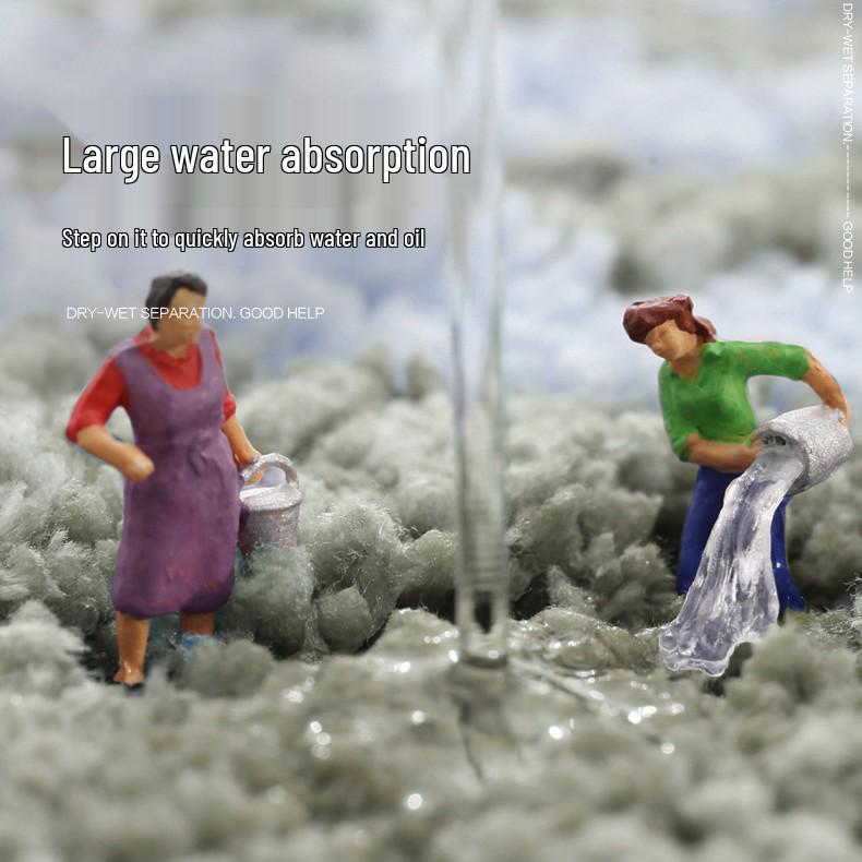 Multifunctional Non-slip Water-absorbent Floor Mat for Bathroom, Bedroom, and Kitchen