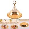 Elegant Cake Stand with Lid Party Table Candy Dish Storage Tray Snacks Plate