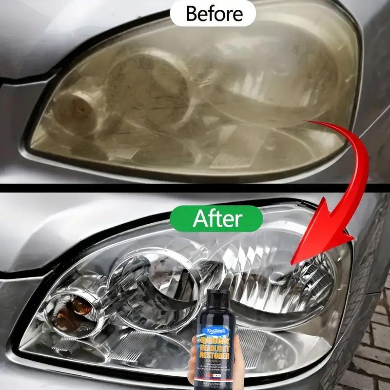 Headlight Restoration Fluid Automotive Headlight Oxidation Yellowing Scratches Blurring Enhancement
